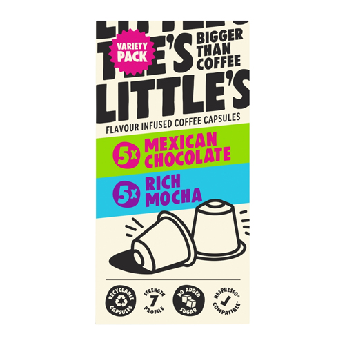 LITTLE'S FLAVOUR INFUSED COFFEE CAPSULES VARIETY PACK 52G