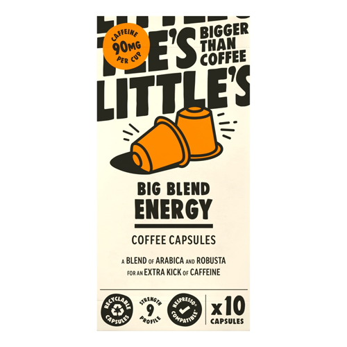 LITTLE'S 10 BIG BLEND ENERGY COFFEE CAPSULES 52G