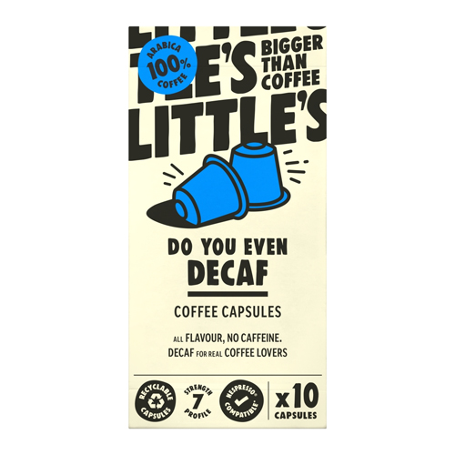 LITTLE'S 10 DO YOU EVEN DECAF COFFEE CAPSULES 52G