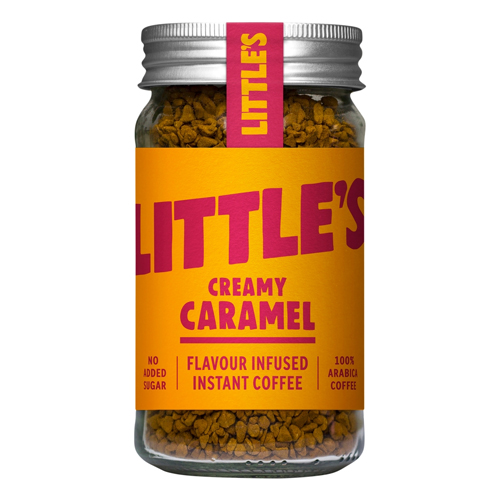 LITTLE'S CREAMY CARAMEL FLAVOUR INFUSED INSTANT COFFEE 50G