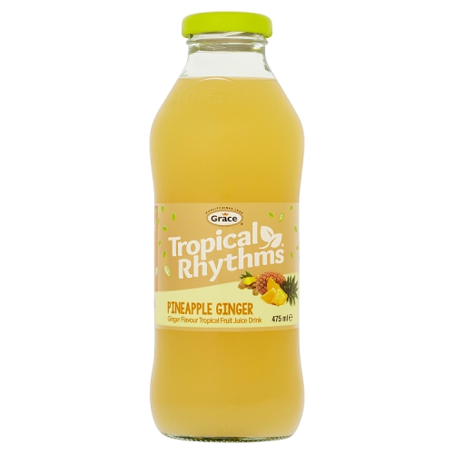 GRACE TROPICAL RHYTHMS PINEAPPLE GINGER 475ML