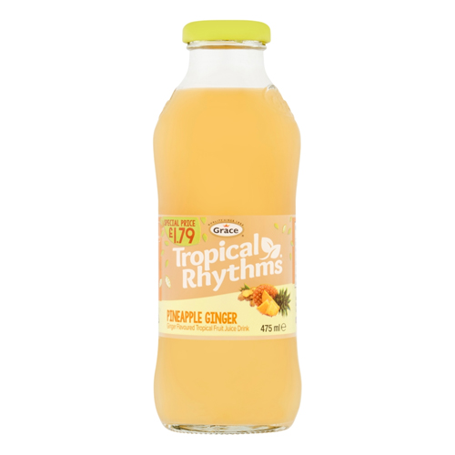 GRACE TROPICAL RHYTHMS PINEAPPLE GINGER PMP £1.79 475ML