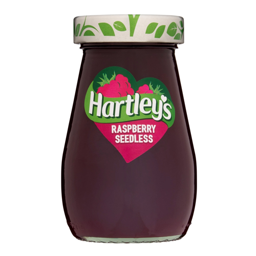 HARTLEY'S BEST RASPBERRY SEEDLESS JAM 340G