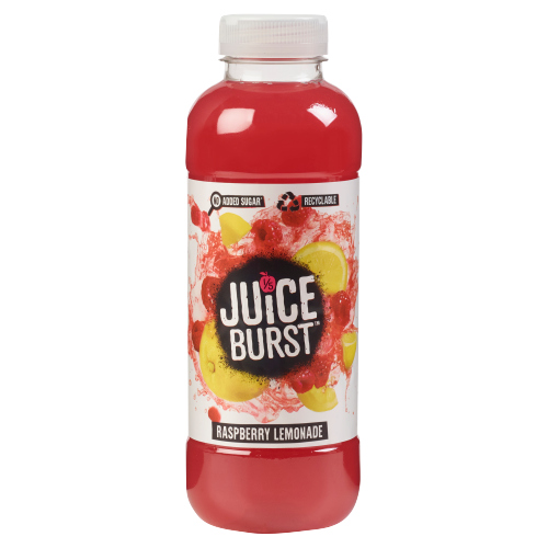 JUICEBURST RASPBERRY LEMONADE PET 500ML
