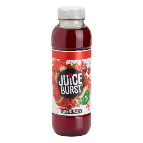 JUICE BURST SUMMER FRUITS PMP £1.35 400ML