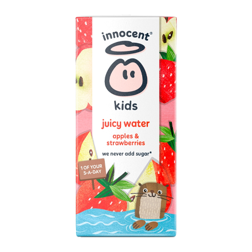 INNOCENT KIDS APPLES & STRAWBERRIES JUICY WATER 200ML