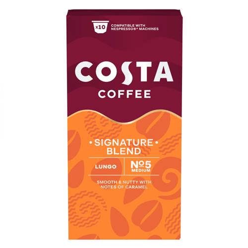 COSTA NESPRESSO MOCHA ITALIA SIGNATURE BLEND LUNGO FOR LONG DRINKS 10 X 5.7G (57G)