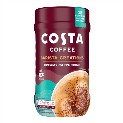 COSTA COFFEE BARISTA CREATIONS CREAMY CAPPUCCINO 255G