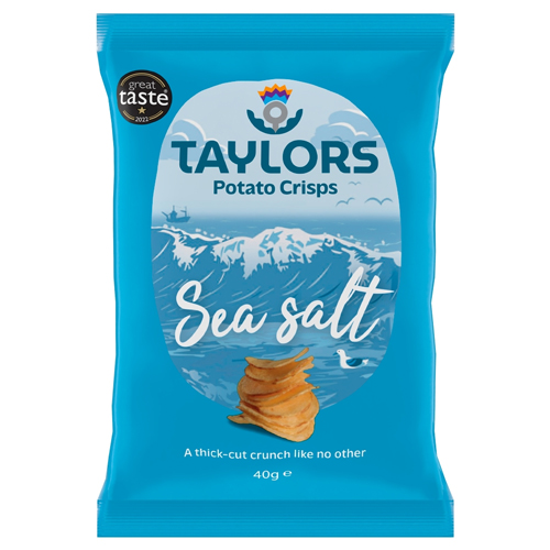 TAYLORS SEA SALT POTATO CRISPS 40G