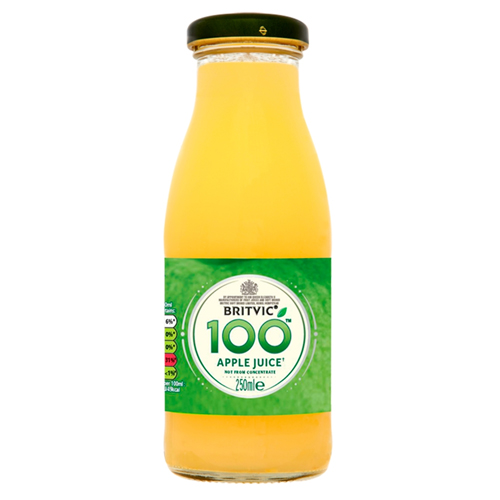 BRITVIC PRESSED APPLE JUICE 250ML