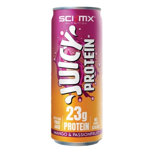 SCI-MX JUICY MANGO & PASSIONFRUIT 23G PROTEIN CAN 330ML