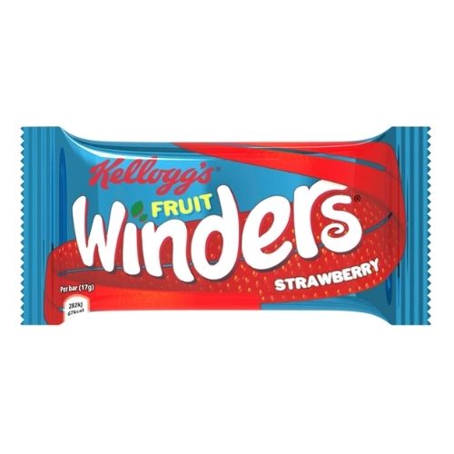 KELLOGG'S FRUIT WINDERS STRAWBERRY DRIED FRUIT ROLL 17G
