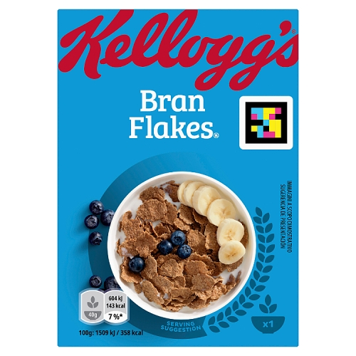 KELLOGG'S BRAN FLAKES CEREAL 40X 40G