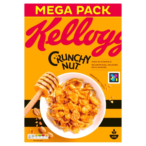 KELLOGG'S CRUNCHY NUT BREAKFAST CEREAL 1KG