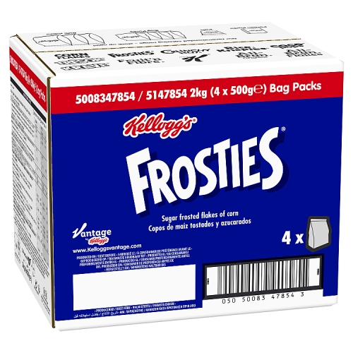 KELLOGG'S FROSTIES BAG PACKS 4X 500G