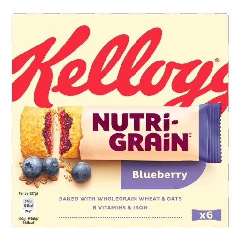 KELLOGG'S NUTRI-GRAIN BLUEBERRY 37G