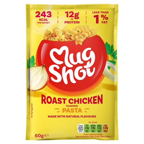 MUGSHOT ROAST CHICKEN PASTA 55G