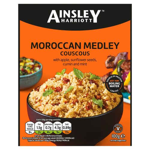 AINSLEY HARRIOTT MOROCCAN MEDLEY COUS COUS 100G