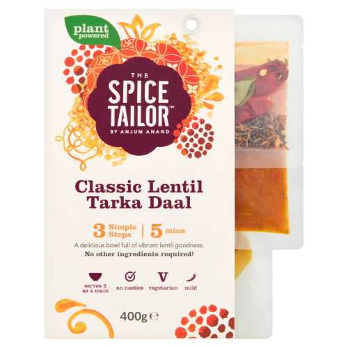 THE SPICE TAILOR CLASSIC LENTIL TARKA DAAL INDIAN CURRY MEAL KIT 400G