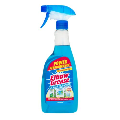 ELBOW GREASE GLASS CLEANER 500ML