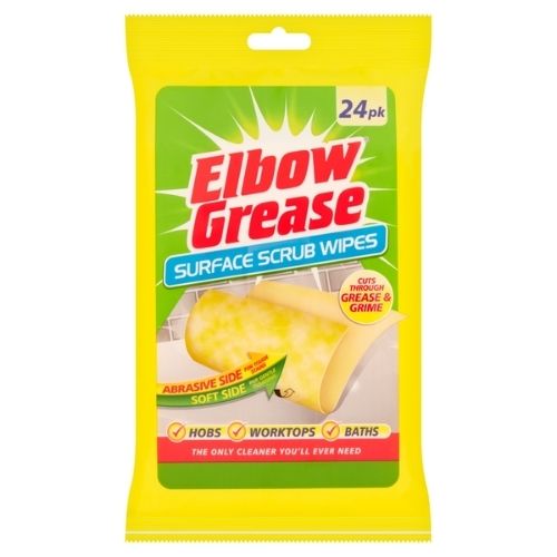 ELBOW GREASE SURFACE SCRUB WIPES 24PK