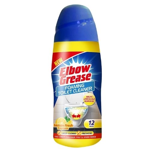 ELBOW GREASE FOAMING TOILET CLEANER LEMON FRESH 500G