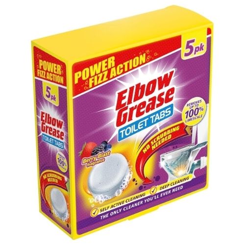 ELBOW GREASE TOILET TABLETS BERRY 5PK 30G