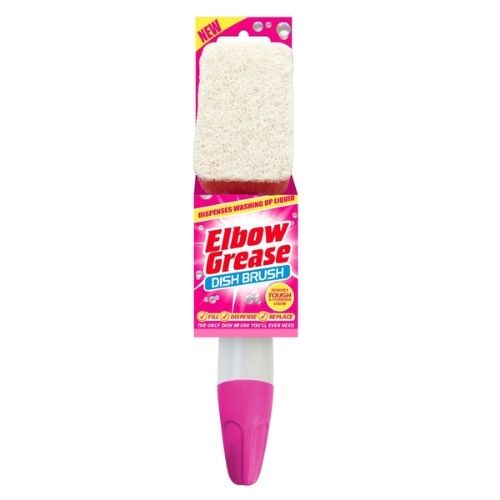 ELBOW GREASE PINK DISH BRUSH 1PK