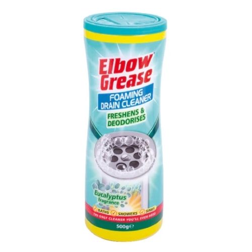 ELBOW GREASE FOAMING DRAIN CLEANER EUCALYPTUS 500G