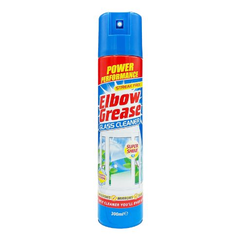 ELBOW GREASE GLASS CLEANER AEROSOL 300ML