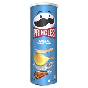 PRINGLES SALT & VINNEGAR CRISPS CAN 165G