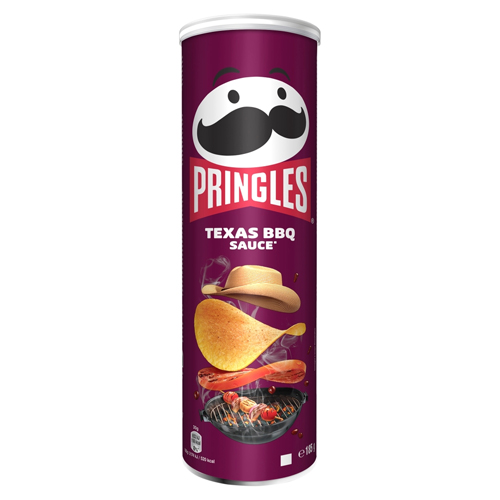 PRINGLES TEXAS BBQ SAUCE CRISPS 185G