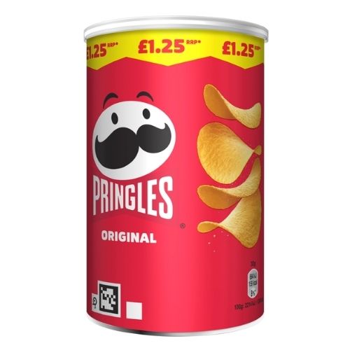 PRINGLES ORIGINAL CRISPS PMP £1.25 70G