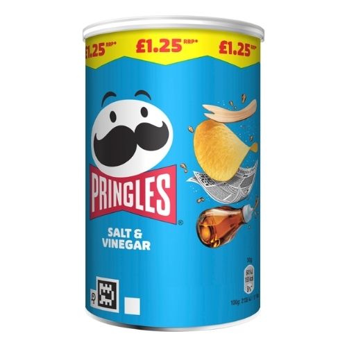 PRINGLES SALT & VINEGAR CRISPS PMP £1.25 70G