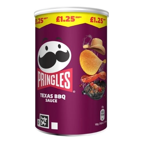 PRINGLES TEXAS BBQ SAUCE CRISPS PMP £1.25 70G