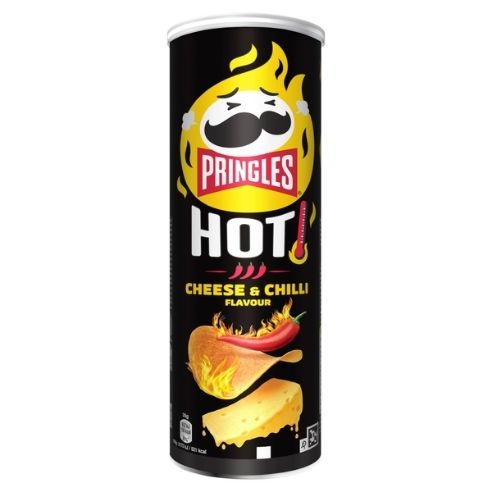 PRINGLES HOT FLAMIN' CHEESE CRISPS 160G