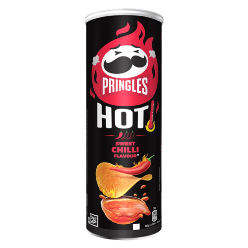 PRINGLES HOT SWEET CHILLI CRISPS 160G