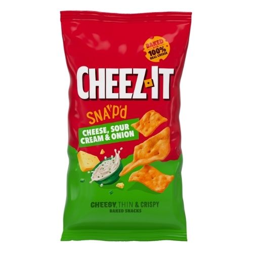CHEEZ-IT SNAP'D CHEESE SOUR CREAM & ONION BAKED 150G