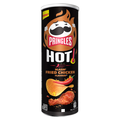 PRINGLES HOT BLAZIN' FRIED CHICKEN CRISPS 160G