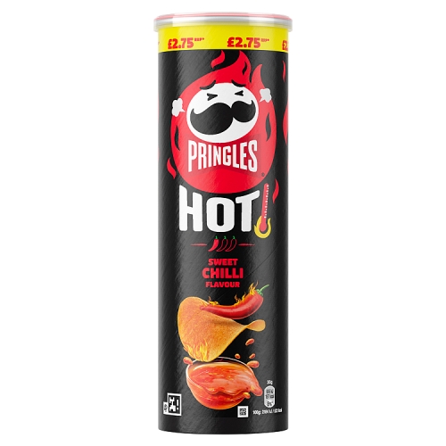 PRINGLES HOT SWEET CHILLI SHARING CRISPS PMP £2.75 160G