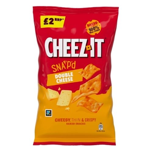 CHEEZ IT SNAPD DOUBLE CHEESE PMP £2 140G