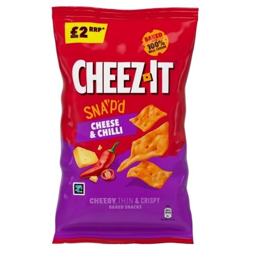 CHEEZ IT SNAPD CHILLI & CHEESE PMP £2 120G