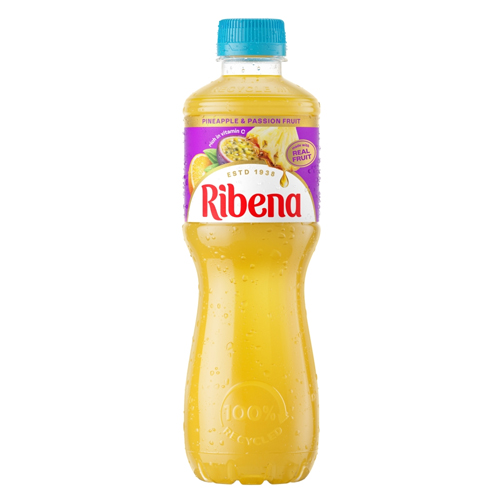 RIBENA PINEAPPLE AND PASSION FRUIT JUICE DRINK NAS 500ML