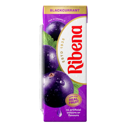 RIBENA BLACKCURRANT JUICE DRINK CARTON 250ML