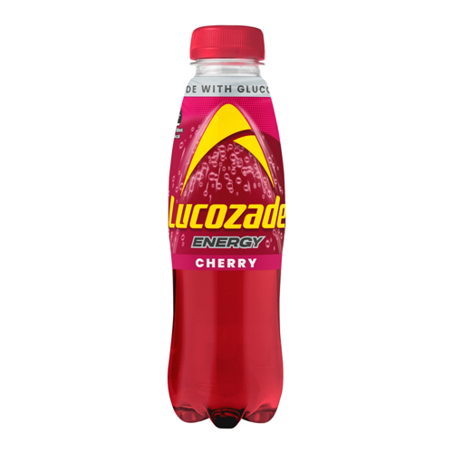 LUCOZADE ENERGY CHERRY 4PK 380ML