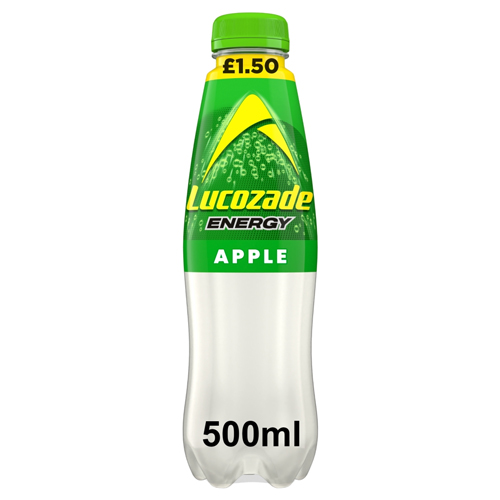 LUCOZADE ENERGY APPLE PMP £1.50 500ML