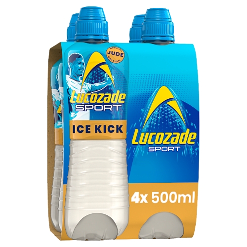 LUCOZADE SPORT JUDE ICE KICK 4PK 500ML