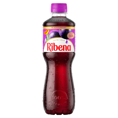 RIBENA BLACKCURRANT PMP £1.35 500ML