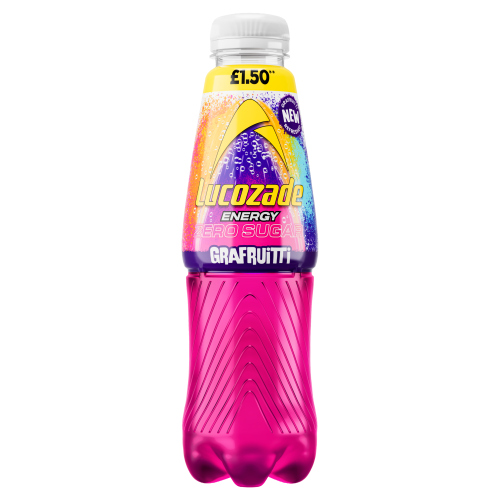 LUCOZADE ENERGY GRAFRUTTI GRAFRUTTI PMP £1.50 500ML
