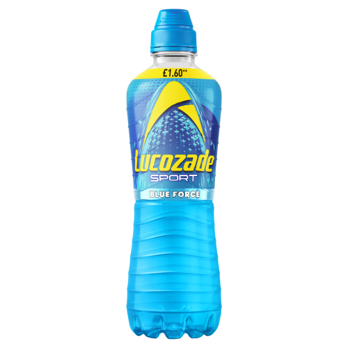 LUCOZADE SPORT BLUE FORCE PMP £1.60 500ML